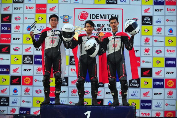 Pembalap Muda Astra Honda Kunci Gelar Juara Thailand Talent Cup
