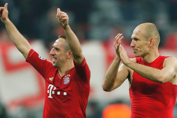 Bayern Umumkan Ribery dan Robben Pensiun