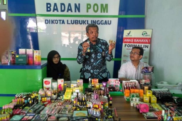 Ratusan Kosmetik Berbahaya Beredar di Kota Lubuk Linggau
