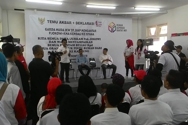 Garda Muda JKW2P Sasar Pemilih Muda untuk Menangkan Jokowi