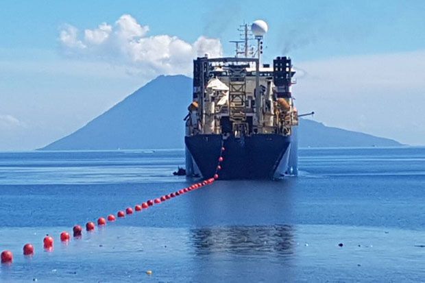Pencapaian Optic Marine Membangun Konektivitas Lewat Fiber Optic