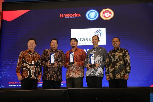 Lintasarta Borong Tiga Penghargaan di Ajang TOP IT & Telco 2018