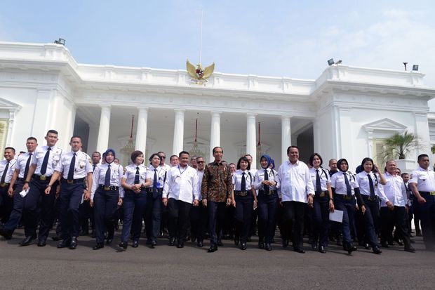 Jokowi: Satpam Adalah Profesi yang Mulia