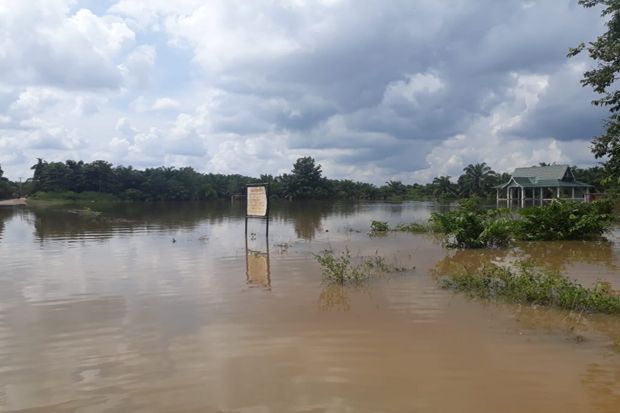 Sungai Batanghari Meluap, 7 Kecamatan Terendam Banjir