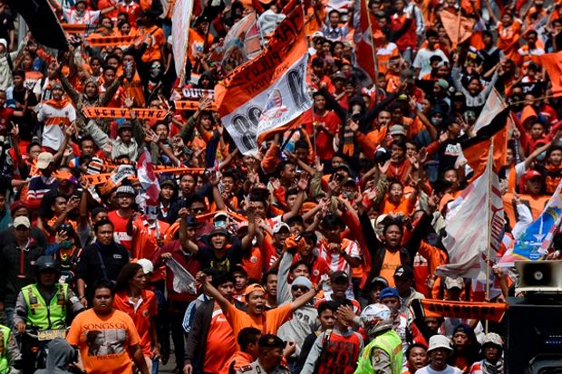 Diperkirakan 150 Ribu Jakmania Ikut Konvoi Persija Jakarta