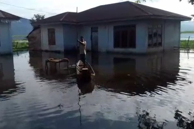 Ratusan Rumah di Kota Sungai Penuh Terendam Banjir