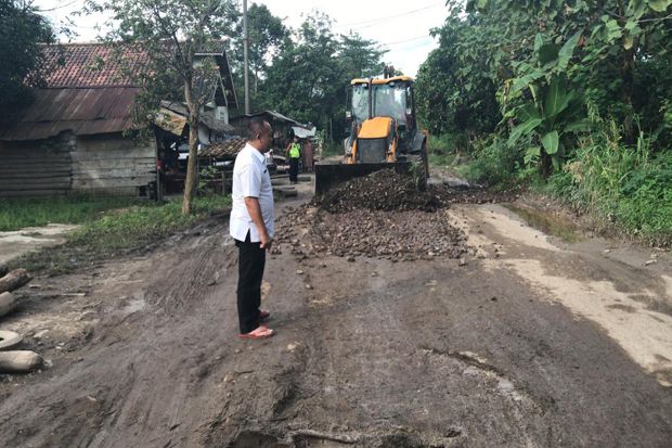 Kerusakan Jalan Provinsi di Musi Banyuasin Berangsur Pulih