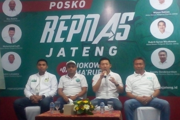 Posko Prabowo-Sandi Pindah ke Solo, Repnas Jateng Rapatkan Barisan