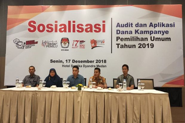 KPU Kota Medan Sosialisasikan Audit dan Aplikasi Dana Kampanye