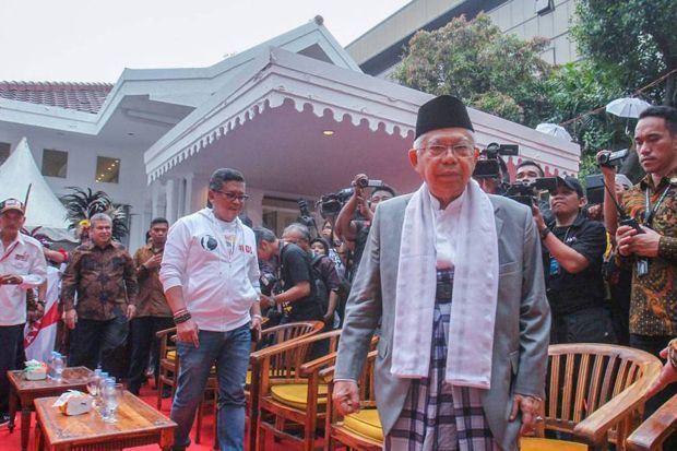 Prabowo Sebut Indonesia Akan Punah, Maruf Amin: Memangnya Hewan Purba
