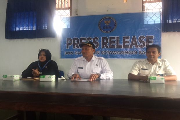Sepanjang 2018, BNN Kotawaringin Barat Tangani 38 Kasus Narkoba