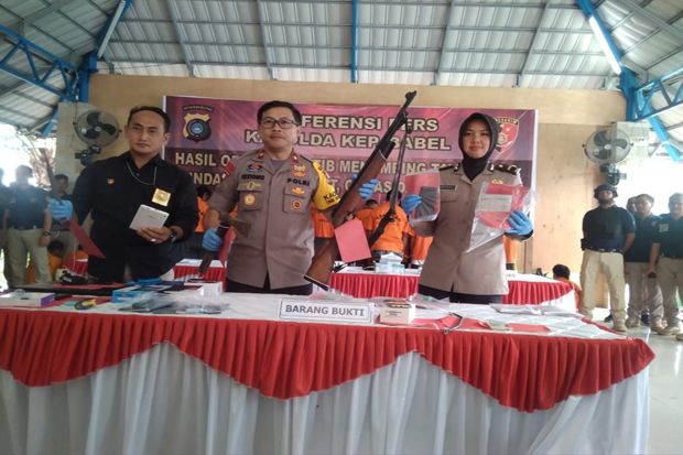 Dua Pekan, Polisi Ungkap 37 Kasus di Bangka Belitung