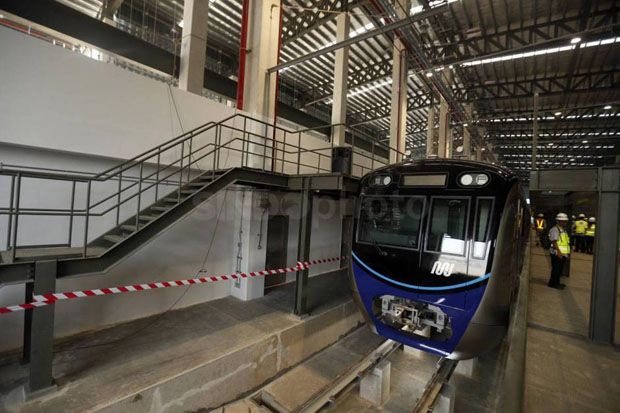 Siap Beroperasi, MRT Jakarta Tes Pengasapan Terowongan