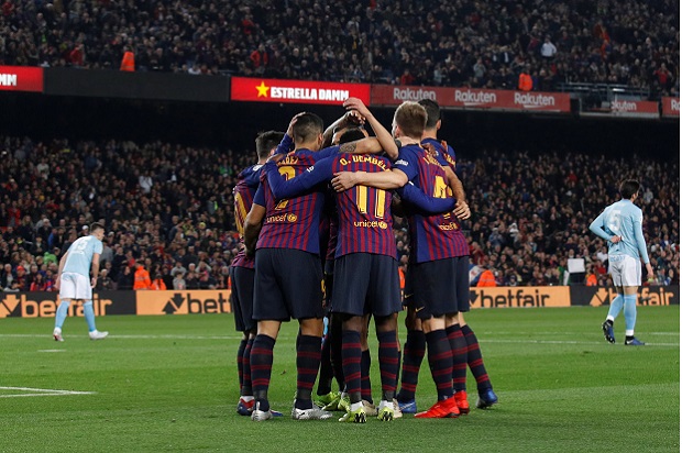 Barcelona Permalukan Celta Vigo di Camp Nou