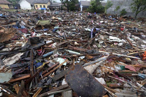 Update Tsunami Selat Sunda, 429 Orang Meninggal Dunia