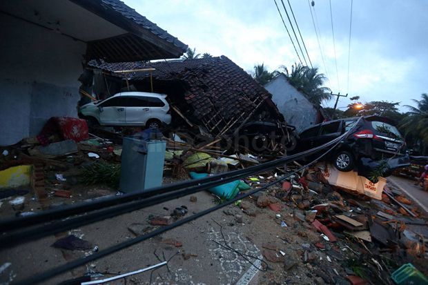 Update Tsunami Selat Sunda, 430 Meninggal dan 21.991 Orang Mengungsi