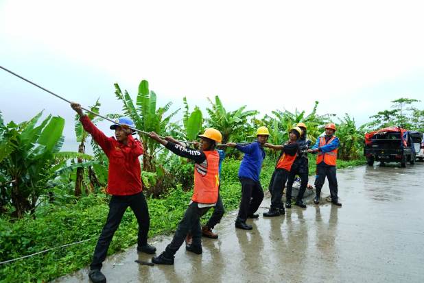 Pemulihan Kelistrikan di Daerah Terdampak Tsunami Sudah 95%