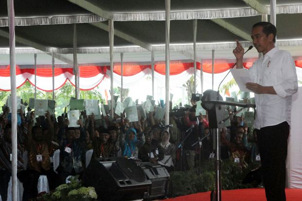 2019, Jokowi Targetkan 9 Juta Sertifikat Tanah