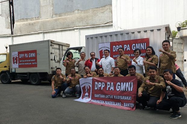 Persatuan Alumni GMNI Kirim Bantuan untuk Korban Tsunami Banten
