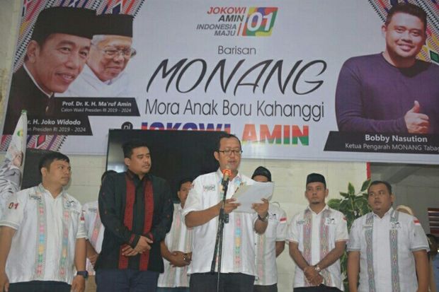 Menantu Jokowi Resmikan Posko Tim Monang di Padangsidimpuan