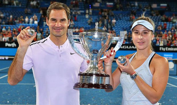Roger Federer dan Belinda Bencic Ukir Rekor Langka