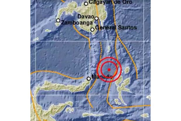 Sehari Manado Diguncang 33 Kali Gempa yang Berpusat di Malut