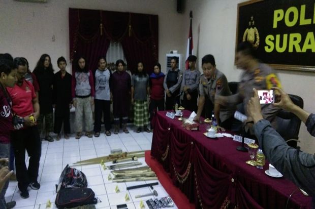 Resahkan Warga, 10 Pelaku Sweeping di Solo Ditangkap Polisi