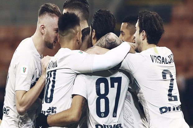 Menang Besar, Inter Lolos ke Perempat Final Coppa Italia