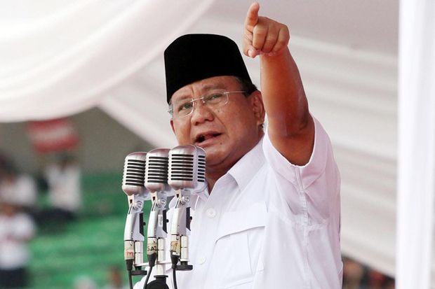 Pidato Prabowo Berapi-api Bahas Ekonomi Indonesia Belum Bangkit