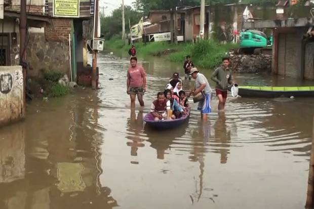 4 Kecamatan di Kabupaten Bandung Terendam Banjir