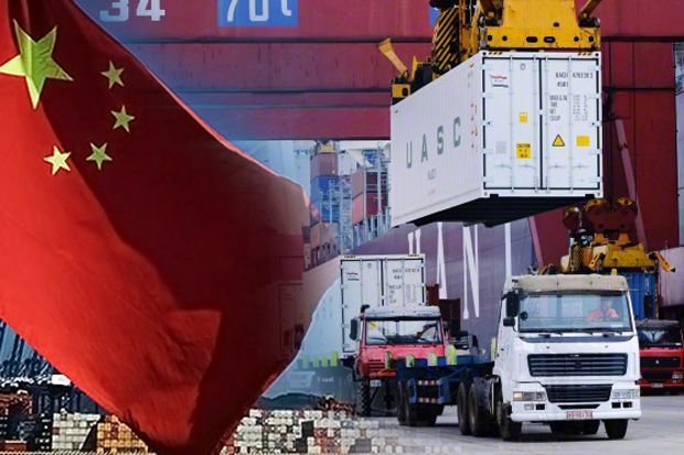 Ekspor China Merosot Paling Tajam dalam Dua Tahun Terakhir