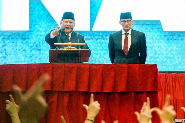 Soal Kebebasan Pers, Prabowo-Sandi Bikin Pernyataan Begini