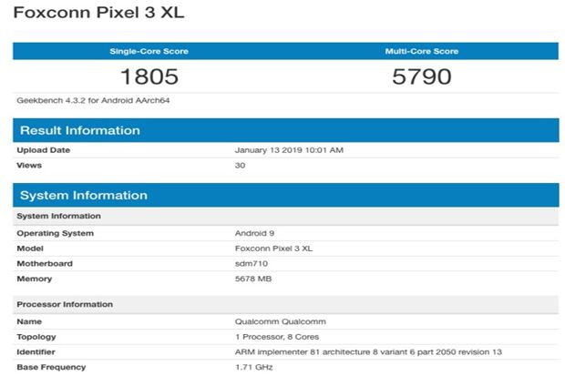 Google Pixel 3 XL Lite Punya RAM 2 GB Lebih Besar dari Edisi Mahalnya