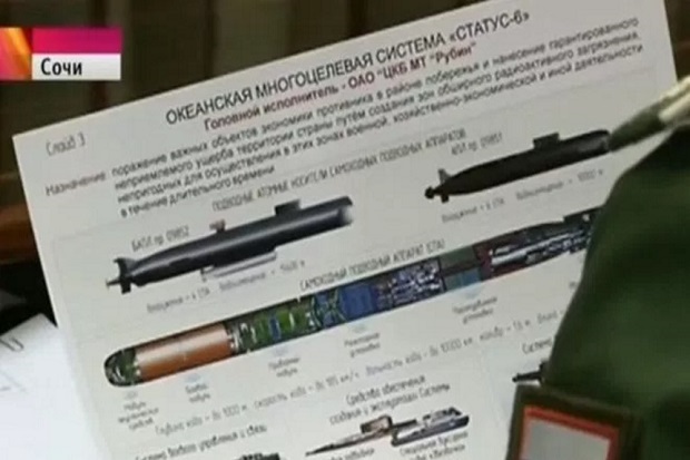 Media Rusia Ancam Eropa dengan Senjata Kiamat Nuklir 200 Megaton