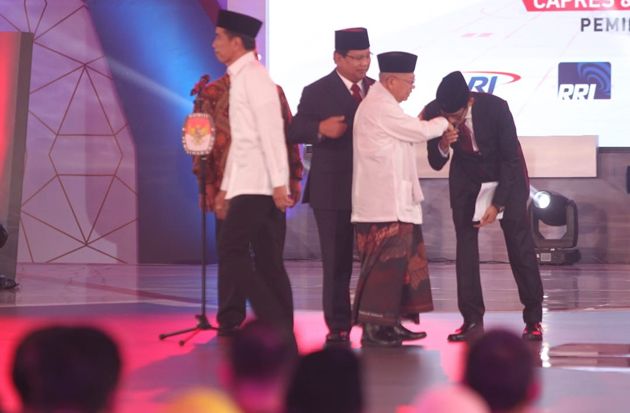Diminta Bicara Hukum, Maruf Amin: Saya Dukung Pernyataan Pak Jokowi