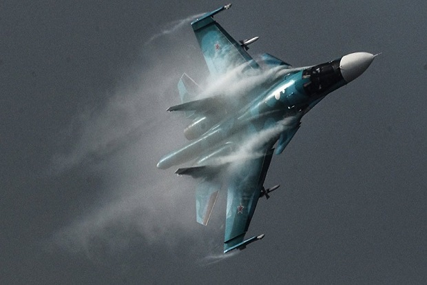 Dua Jet Bomber Su-34 Rusia Tabrakan, Nasib Pilot Belum Diketahui