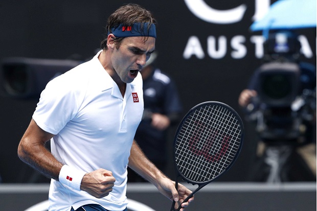 Federer Cetak Kemenangan ke-97 di Australia Terbuka 2019