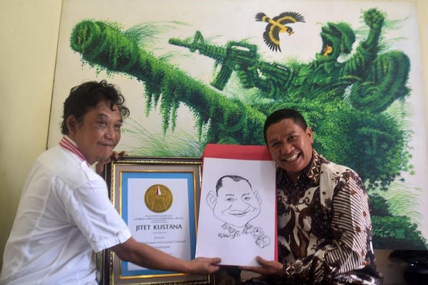 Jitet Kustana, Kartunis Semarang Peraih 180 Penghargaan Internasional