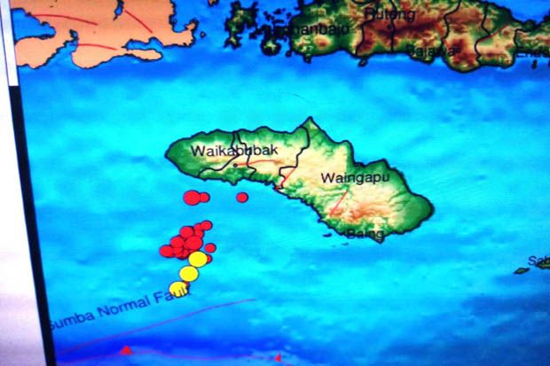 Sejak Kemarin, Pulau Sumba Diguncang 47 Kali Gempa