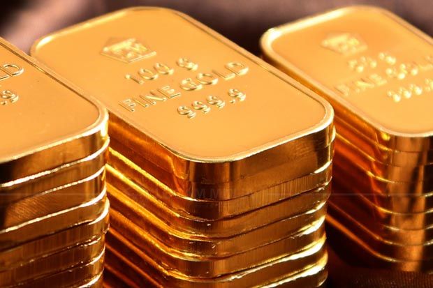Harga Emas Antam Lebih Tinggi Saat Emas Dunia Stabil