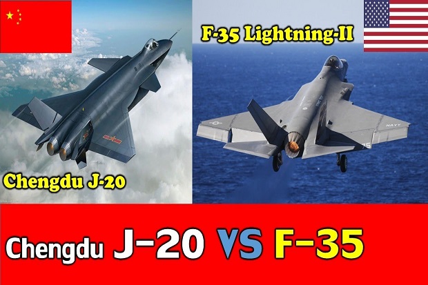 Media China Klaim J-20 Lebih Hebat dari Jet Tempur Siluman F-35 AS