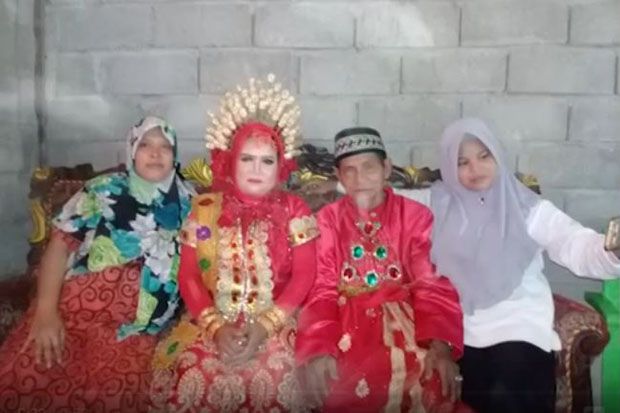 Kakek 70 Tahun Nikahi Gadis 28 Tahun Viral di Medsos