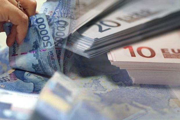 Rupiah Meroket Hingga Sentuh Rp14.085/USD di Akhir Sesi, Euro Jatuh