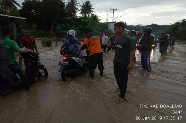 Banjir Rendam Dua Kecamatan di Boalemo, 2.208 Jiwa Terdampak