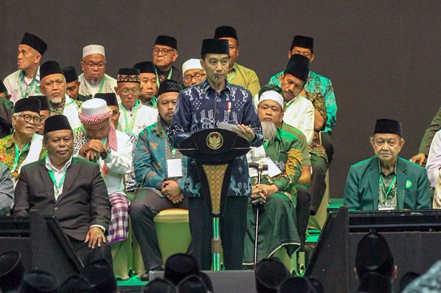 Hadiri Harlah ke-93, Jokowi Mengaku Selalu Adem Bersama NU