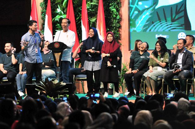 Landscape Ekonomi Berubah Cepat, Jokowi Minta Millenial Tak Tertinggal