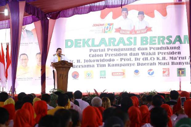 Musi Banyuasin Deklarasikan Dukungan untuk Jokowi-Maruf Amin