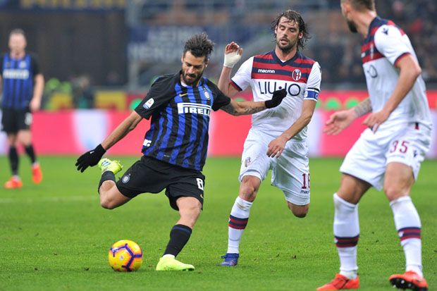 Babak I: Gawang Inter Milan Dijebol Bologna