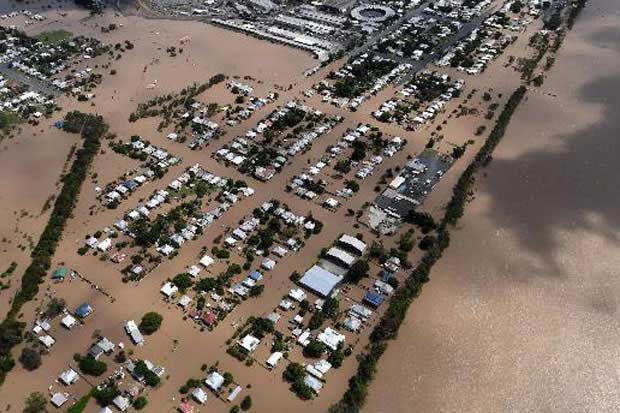 Banjir Terparah dalam Seabad Terjang Negara Bagian Queensland