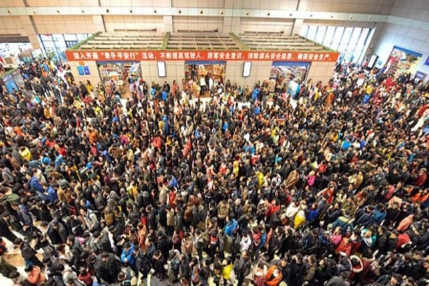 Tahun Baru Imlek 2570, Jutaan Orang China Telah Mudik
